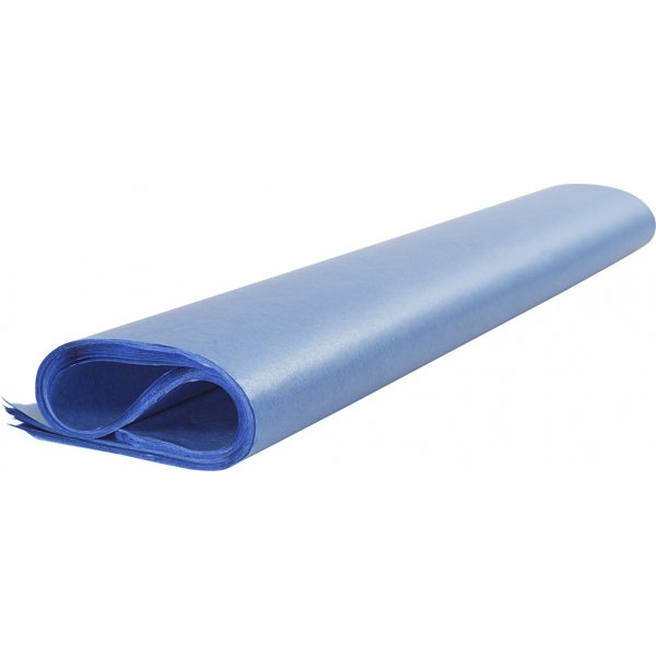 Seidenpapier - blau - 50 x 70 cm - 14 g - 25 Blatt