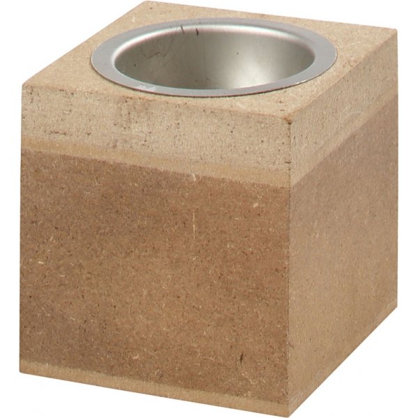 Wrmekerzenhalter - 6 x 6 cm