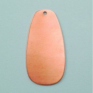 Anhänger 55 x 29 mm - länglich abgerundet Anhänger 55 x 29 mm - länglich abgerundet