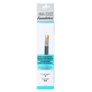 Synthetisches Pinselset W&N Foundation Aquarell - Nr. 12 Synthetisches Pinselset W&N Foundation Aquarell - Nr. 12