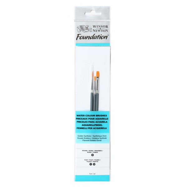 Synthetisches Pinselset W&N Foundation Aquarell - Nr. 12