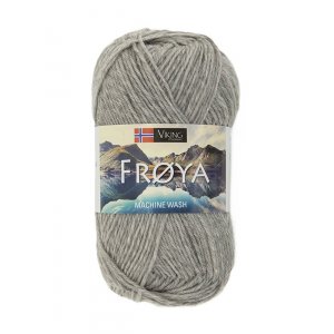 Wikingergarn Fröya 50g - Hellgrau (203) Wikingergarn Fröya 50g - Hellgrau (203)