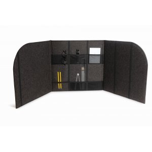 Schallabsorbierende Tischleinwand 50x50x30 cm Schallabsorbierende Tischleinwand 50x50x30 cm
