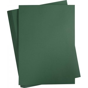 Farbiger Karton - dunkelgrün - A2 - 180 g - 100 Blatt Farbiger Karton - dunkelgrün - A2 - 180 g - 100 Blatt