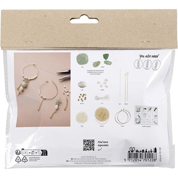 Mini-DIY-Kit Schmuck, Armbänder und Ohrringe aus Aventurin-Mix Mini-DIY-Kit Schmuck, Armbänder und Ohrringe aus Aventurin-Mix