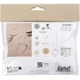 Mini-DIY-Kit Schmuck, Armbnder und Ohrringe aus Aventurin-Mix