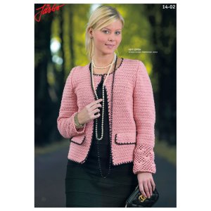 Strickmuster - Jacke im Chanel-Stil häkeln Strickmuster - Jacke im Chanel-Stil häkeln