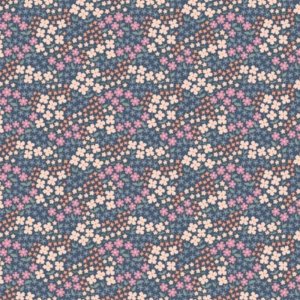 Wachstuch Schmetterlingsbuffet Morgenblau Polyester Wachstuch Schmetterlingsbuffet Morgenblau Polyester
