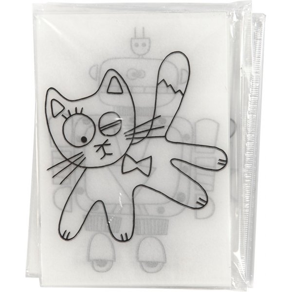 Schrumpffolien mit Motiven - matttransparent - 36 Blatt