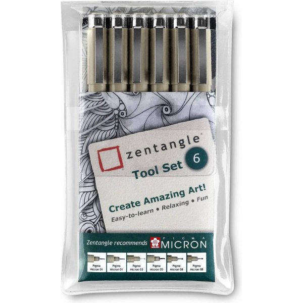 Zentangle-Werkzeug - 6 Teile