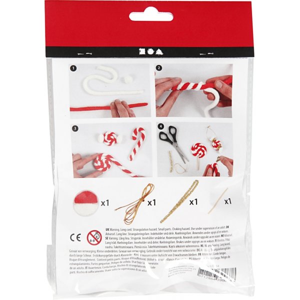 Mini-DIY-Kit - Weihnachtskugeln als Aufhnger