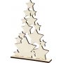 Weihnachtsbaum aus Sternen - 21,5 x 29,8 cm