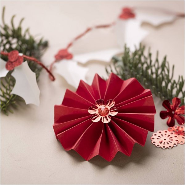 Kreativset - Scherenschnitt - Rot - Creme Kreativset - Scherenschnitt - Rot - Creme