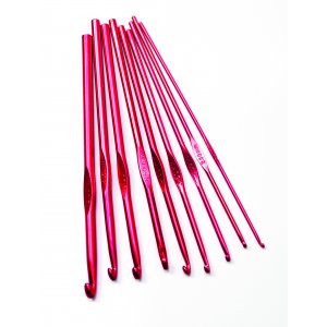Häkelnadel "Rot" - 15 cm - Aluminium Häkelnadel "Rot" - 15 cm - Aluminium
