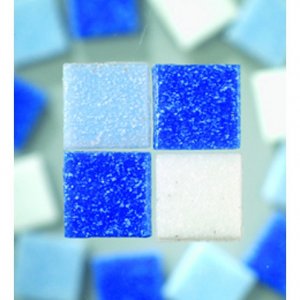 MosaixPro - Glasmosaik 10 x 10 mm - Blaue Mischung 1.000 g ~ 1.500 Stk. MosaixPro - Glasmosaik 10 x 10 mm - Blaue Mischung 1.000 g ~ 1.500 Stk.