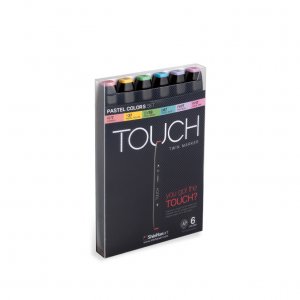 Touch Twin Marker 6 Stück - Pastellfarbe Touch Twin Marker 6 Stück - Pastellfarbe