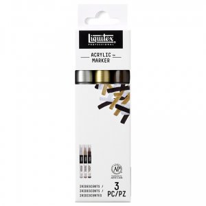Farbmarker-Set Liquitex schimmernd - 3 Farben Farbmarker-Set Liquitex schimmernd - 3 Farben