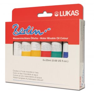 Lukas Ölfarbenset Berlin - Starterset 6x20ml Lukas Ölfarbenset Berlin - Starterset 6x20ml