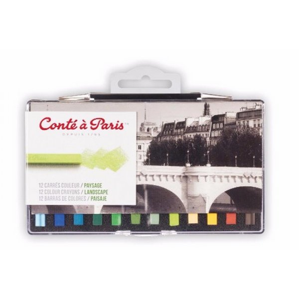 Die Pastellkreide Cont  Paris Carre - Landschaft