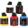 Pigment Art School - Primrfarben - seidenmatt - 5 x 500 ml