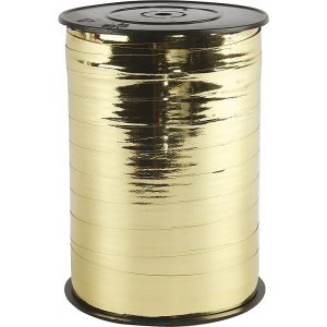 Geschenkkordel - Metallic-Gold - glänzend - 250 m Geschenkkordel - Metallic-Gold - glänzend - 250 m
