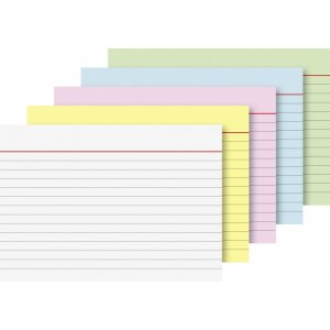 Schreibkarten - A6 liniert x100 - Set Schreibkarten - A6 liniert x100 - Set