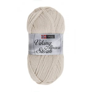 Wikingergarn Alpaca Storm 50g - Hellbeige (506) Wikingergarn Alpaca Storm 50g - Hellbeige (506)