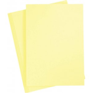 Farbiger Karton - hellgelb - A4 - 180 g - 20 Blatt Farbiger Karton - hellgelb - A4 - 180 g - 20 Blatt
