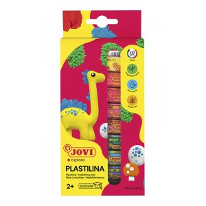 Ton - Jovi Plastilina - 10er-Pack in gemischten Farben 15 g Ton - Jovi Plastilina - 10er-Pack in gemischten Farben 15 g