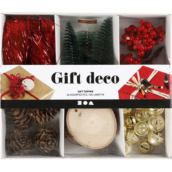 Geschenkdekorationen - altmodisch - 6 Stk