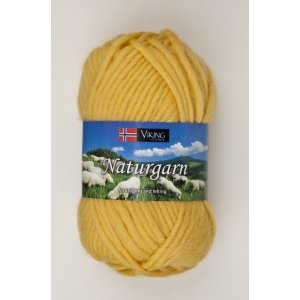 Wikingergarn Naturgarn 50g - Gelb (645) Wikingergarn Naturgarn 50g - Gelb (645)