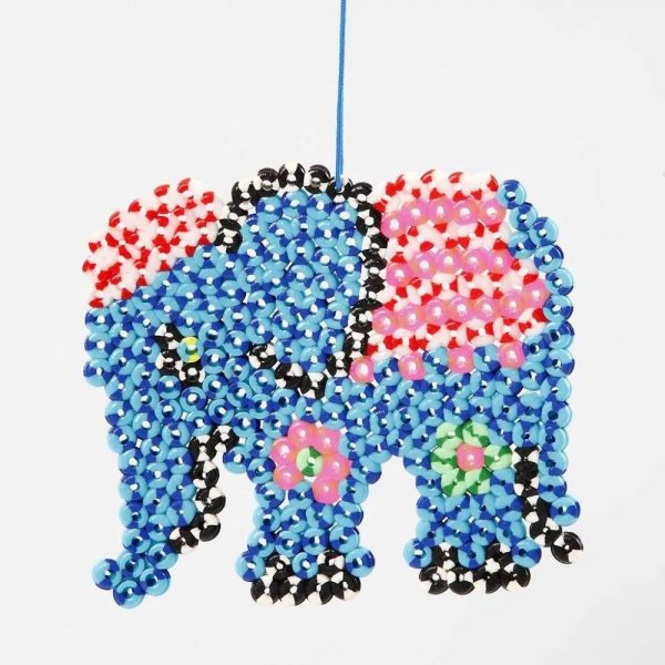 NABBI Rhrenperlen - gestreift, gemischte Farben - 10000 Stck