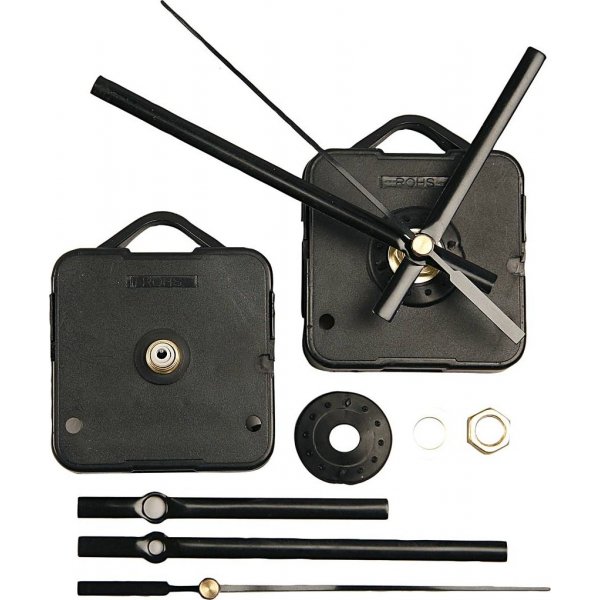Uhrwerk - 10 mm - schwarz