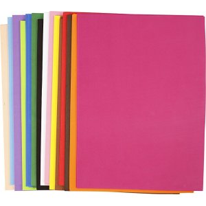 Dekogummi - gemischte Farben - A3 - 30 Stk Dekogummi - gemischte Farben - A3 - 30 Stk