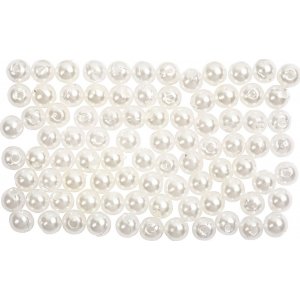 Wachsperlen - Perlmutt - 4 mm - 150 Stk Wachsperlen - Perlmutt - 4 mm - 150 Stk