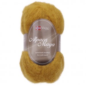 Wikingergarn Alpaka Maya 50g - Gelb (745) Wikingergarn Alpaka Maya 50g - Gelb (745)