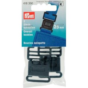 Overallschnallen aus Kunststoff schwarz 25 mm 2 Stk Overallschnallen aus Kunststoff schwarz 25 mm 2 Stk