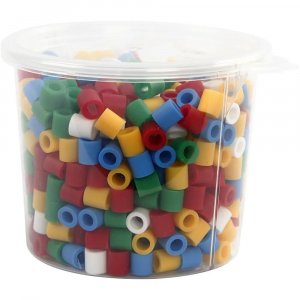 NABBI Pfeifenperlen - Jumbo 550 Stück - Standardfarbe NABBI Pfeifenperlen - Jumbo 550 Stück - Standardfarbe