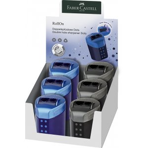 Bleistiftspitzer - Faber-Castell - Doppelter Bleistiftspitzer - Dots Bleistiftspitzer - Faber-Castell - Doppelter Bleistiftspitzer - Dots