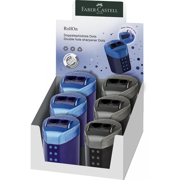 Bleistiftspitzer - Faber-Castell - Doppelter Bleistiftspitzer - Dots