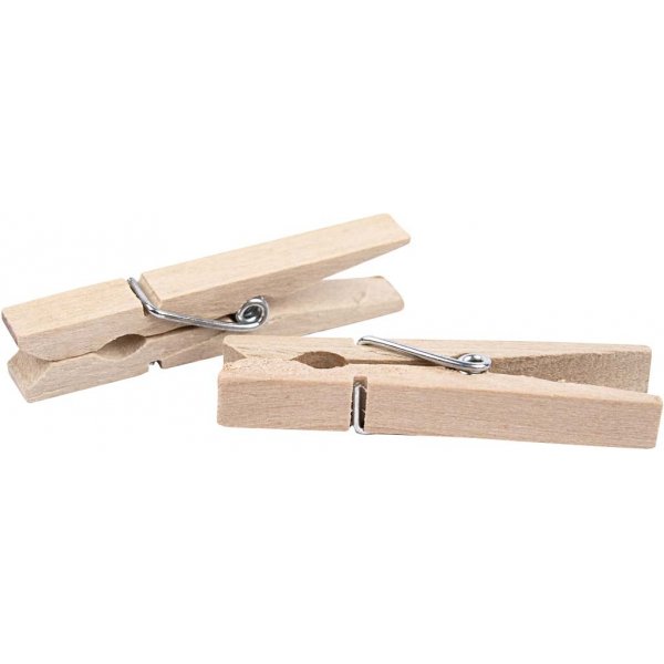 Wäscheklammern - 48 x 6 mm - 50 Stk Wäscheklammern - 48 x 6 mm - 50 Stk