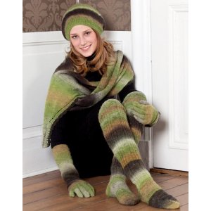 Strickmuster - Schal, Mütze, Fäustlinge und lange Socken Strickmuster - Schal, Mütze, Fäustlinge und lange Socken