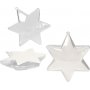 Deko-Stern - transparent - 5 Stk