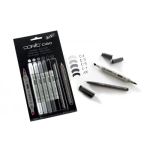 Copic Ciao 5+1 Set - Grautöne Copic Ciao 5+1 Set - Grautöne