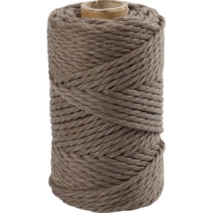 Makrameegarn - hellbraun - Ø4 mm - 55 m Makrameegarn - hellbraun - Ø4 mm - 55 m