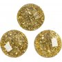 Strasssteine - Gold - 8 mm - 32 Stk