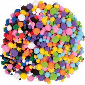 Pom-Pom-Kugeln - 500 g Pom-Pom-Kugeln - 500 g