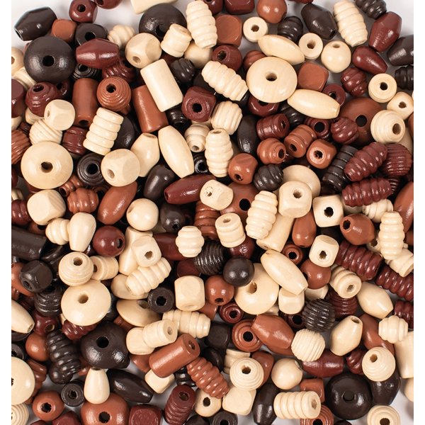 Natrliche Holzperlen 1 kg