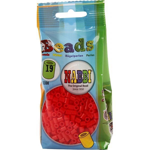 Rhrenperlen - hellrot (32225) - mittel - 1100 Stk