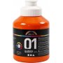 Schulfarbe - Acryl - Orange - glnzend - 500 ml